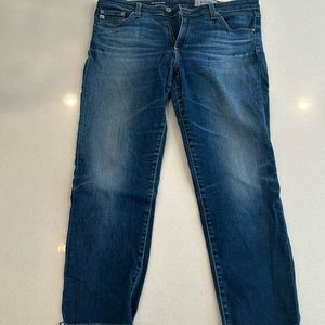 AG Prima cigarette crop jeans, size 32